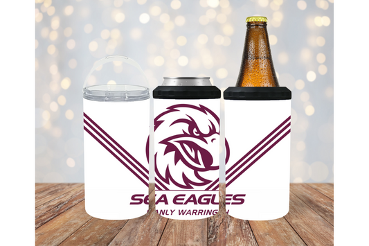 4 in 1 Can / Stubby Cooler NRL Manly Sea Eagles #2