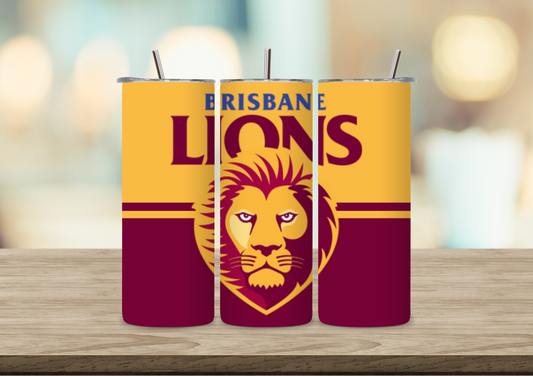 20oz Sublimation Tumbler -AFL Brisbane Lions