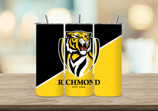 20oz Sublimation Tumbler AFL Richmond Tigers