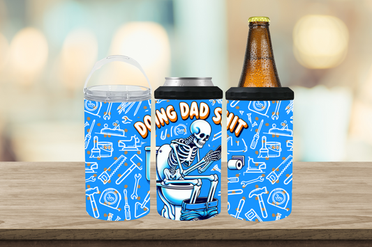 4 in 1 Can Cooler Fathers Day Doing Dad ****