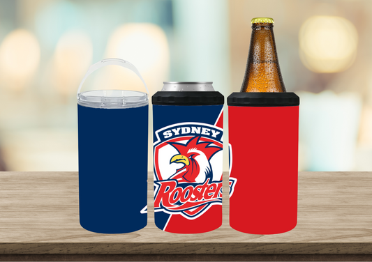 4 in 1 Can / Stubby Cooler NRL Sydney Roosters