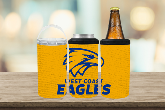 4 in 1 Can / Stubby Cooler AFL West Coast Eagles
