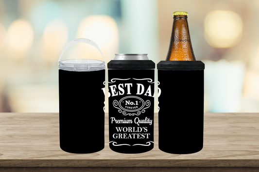 4 in 1 Can Cooler Fathers Day Best Dad