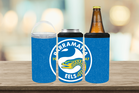 4 in 1 Can / Stubby Cooler NRL Parramatta Eels