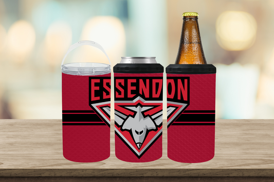 4 in 1 Can / Stubby Cooler AFL Essendon Bombers