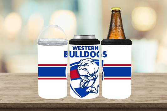 4 in 1 Can / Stubby Cooler AFL Western Bulldogs