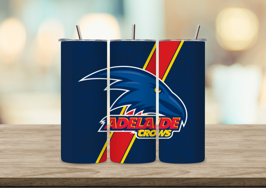 20oz Sublimation Tumbler - AFL Adelaide Crows