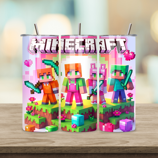 20oz Sublimation Tumbler - Minecraft 5