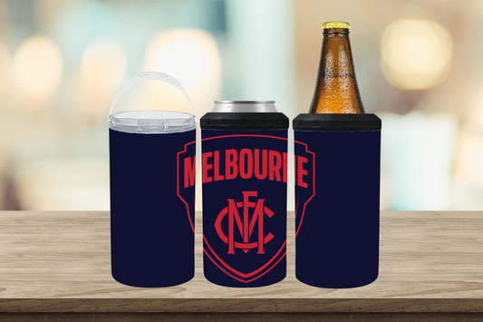 4 in 1 Can / Stubby Cooler AFL Melbourne Football Club