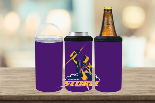 4 in 1 Can / Stubby Cooler NRL Melbourne Storm