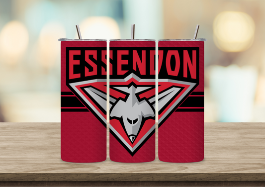 20oz Sublimation Tumbler -AFL  Essendon Bombers