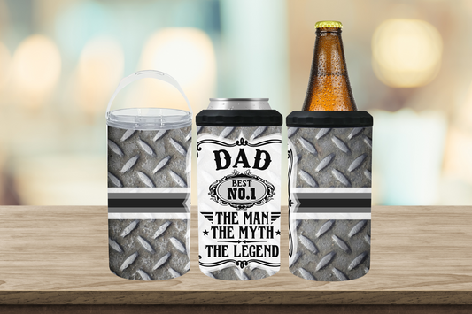 4 in 1 Can / Stubby Cooler Fathers Day No 1 Dad