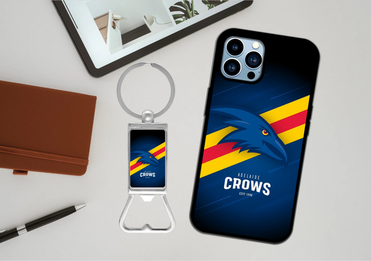 AFL Adelaide Crows Phone Case / Bottle Opener Set