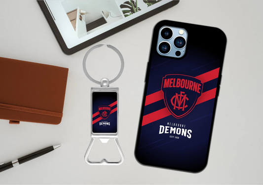 AFL Melbourne Football Club Phone Case / Bottle Opener Set (Copy)