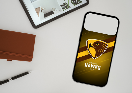 AFL Hawthorn Hawks Phone Case Iphone 17