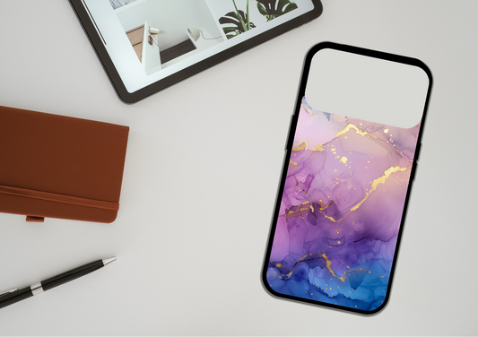 Purple Marble Phone Case Iphone 17