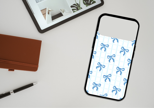 Blue Bows Phone Case Iphone 17